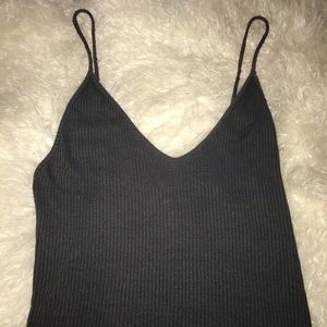 thin strapped crop top